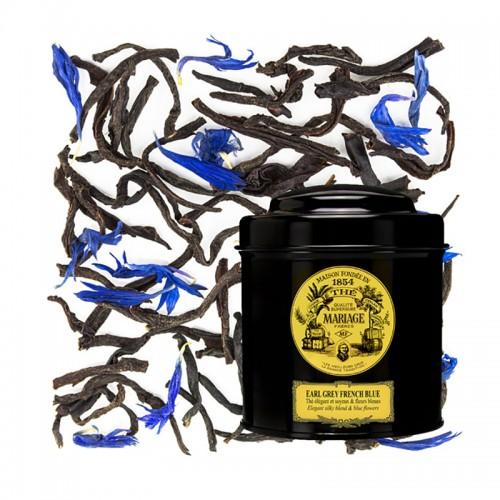 Thé Earl Grey French Blue Mariage Frères : Thé Noir | Boite 100G