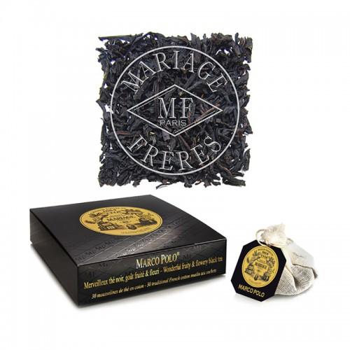Thé Marco Polo Mariage Frères : Thé Noir Parfumé | 30 Bourses