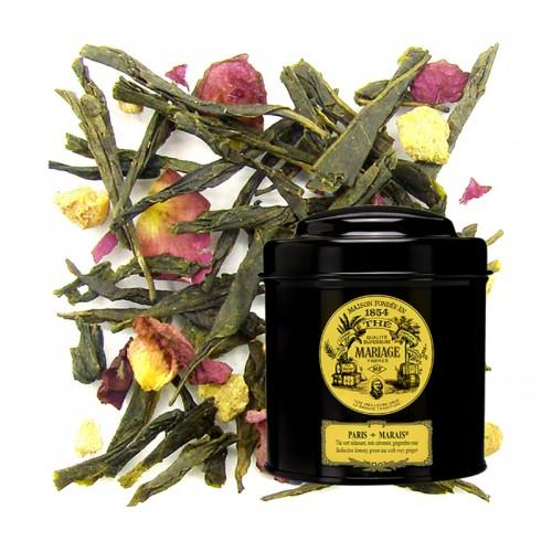 Thé Paris-Marais Mariage Frères : Thé Vert | Boite 100G