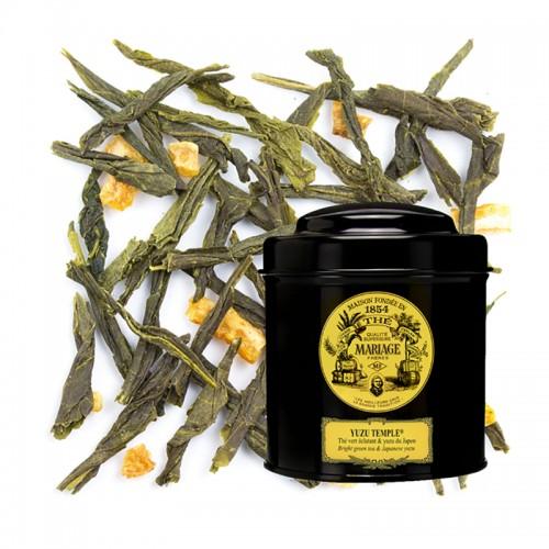 Thé Yuzu Temple Mariage Frères : Thé Vert | Boite 100g