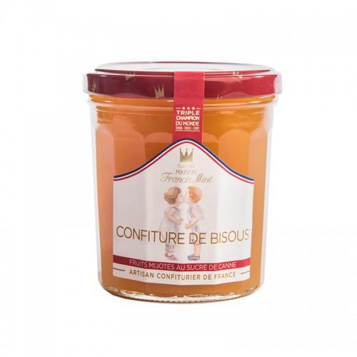 Confiture De Bisous à la Clémentine et Pêche Francis Miot 220G