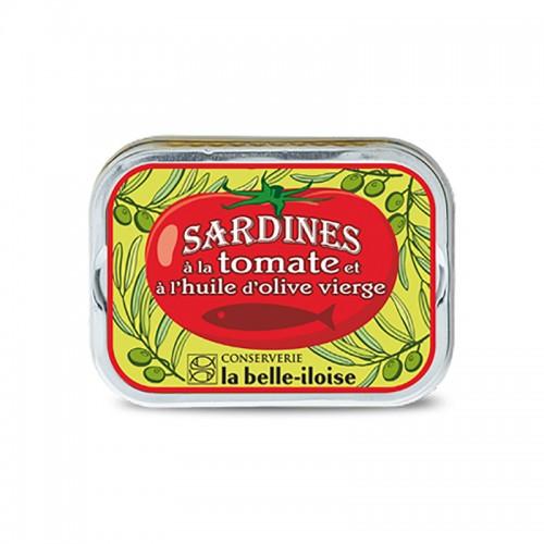 Sardines A L'Huile D'Olive Et A La Tomate 1/6 La Belle-Iloise 115G