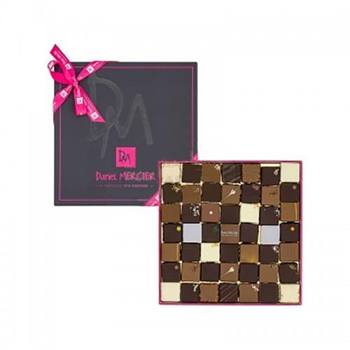 Ecrin de 49 chocolats assortis Daniel Mercier 440G