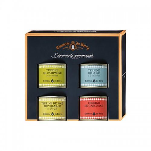 Assortiment Terrines Decouverte Gourmande Comtesse du Barry 4X70G