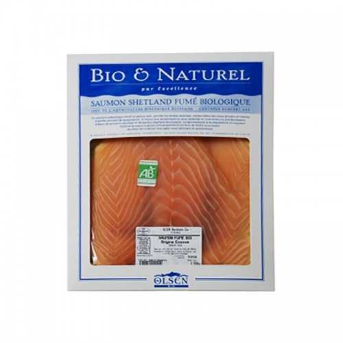 Saumon Fumé Ecossais Shetland Bio Tranché Main Olsen 150G