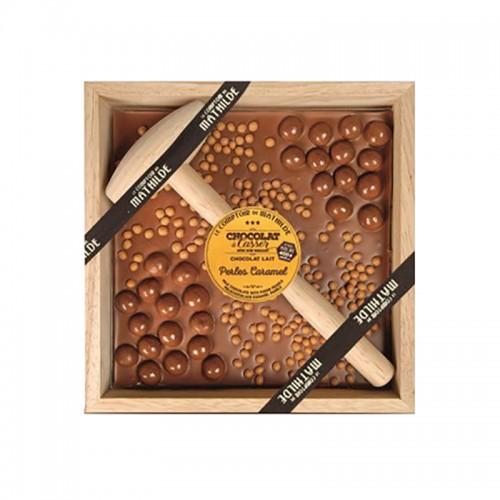 Chocolat à Casser au Lait Perles Caramel Le Comptoir de Mathilde