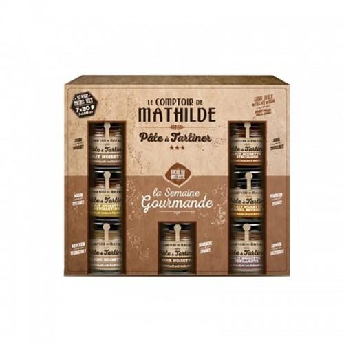Le Semainier De Pâtes À Tartiner Le Comptoir de Mathilde 7x30G