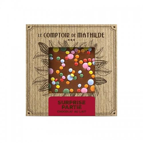 Tablette Chocolat Au Lait Surprise Partie Le Comptoir de Mathilde 80G