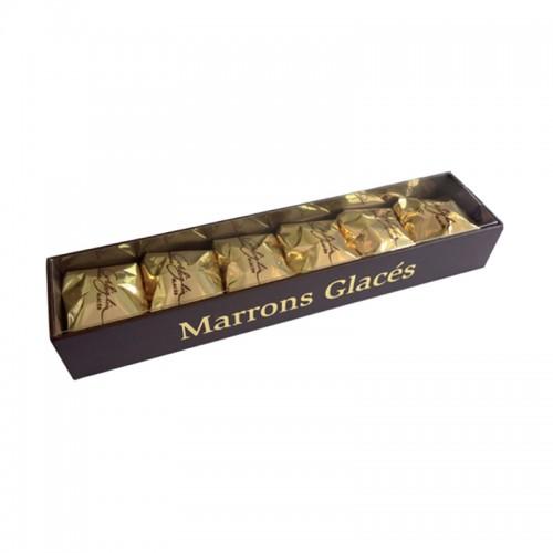 Reglette De 6 Marrons Glacés Corsiglia 120G
