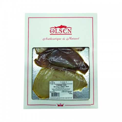 Assiette Pacifique 3 Poissons Sauvages Fumés En Etui Olsen 130G