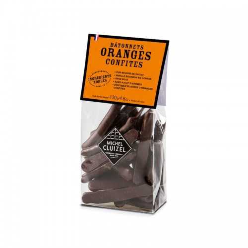 Sachet bâtonnets d'oranges confites Michel Cluizel 130G