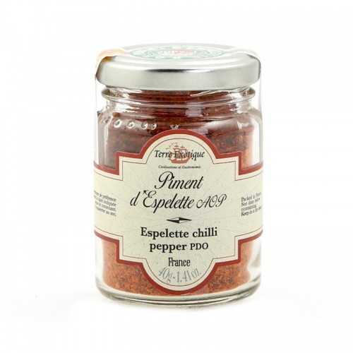 Piment d'Espelette A.O.C en poudre Terre Exotique 40G