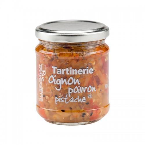 Tartinerie oignon, poivron, pistache Rue Traversette 110G