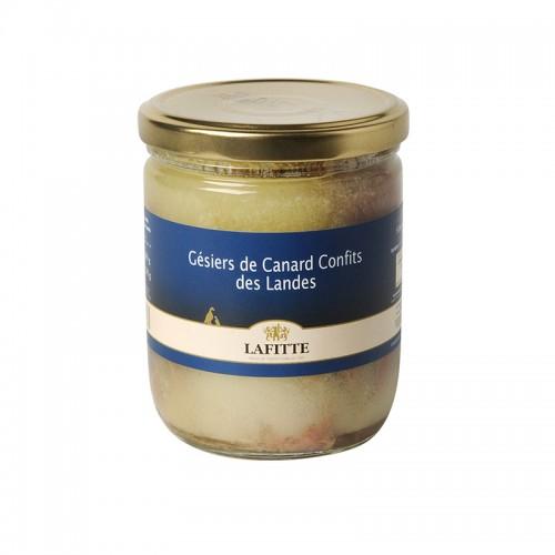 Gésiers de canard confits des Landes en bocal Lafitte 365G
