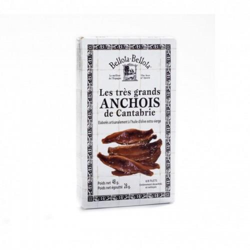 Anchois de Cantabrie à l'huile d'olive 48G