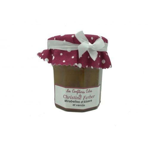 Confiture de Mirabelles d'Alsace et Vanille 220G