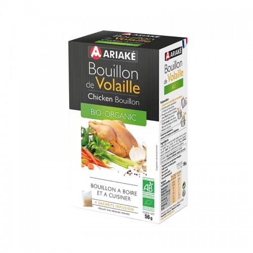 Bouillon de volaille Bio Ariake | 4 Sachets à diluer