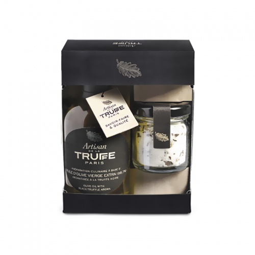 Coffret Huile d'olive à la truffe et mini sel à la truffe Artisan de la Truffe