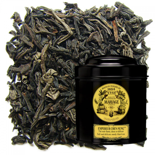 Thé Empereur Chen Nung Mariage Frères : Thé Noir Fumé | Boîte 100G