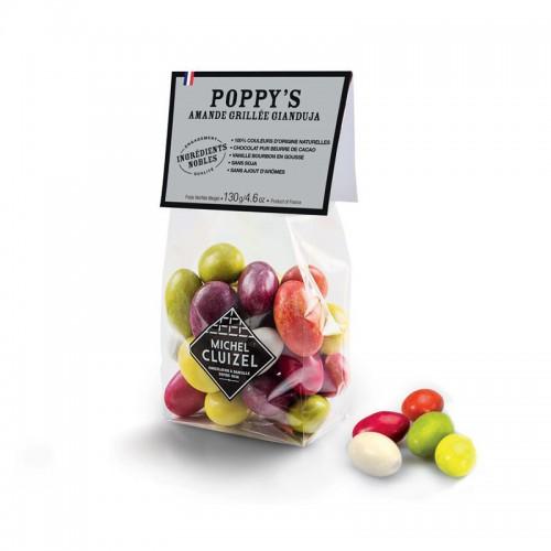Sachet Poppy's amandes Michel Cluizel 130G