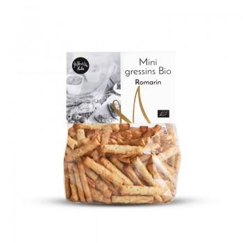 Biscuits apéritifs - Mini gressins au romarin Bio 150G - 