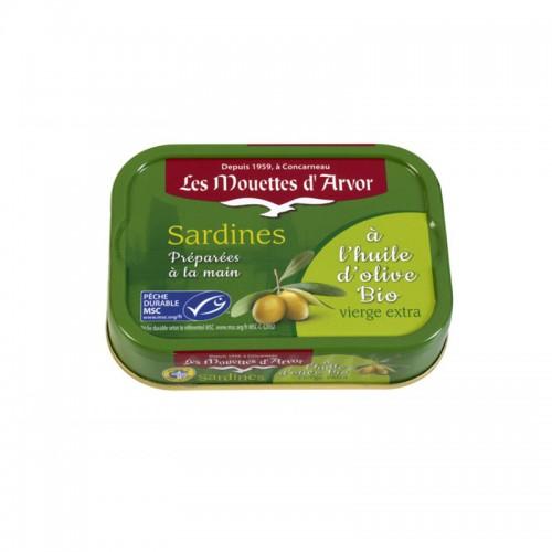 Sardines à l'Huile d'Olive Bio Gonidec 115G
