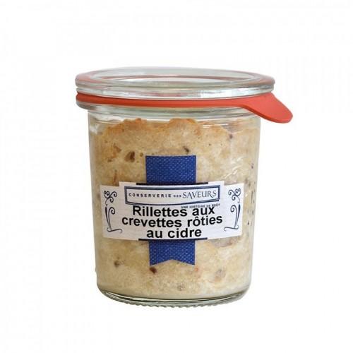 Rillettes de crevettes rôties au cidre Concerverie des Saveurs 100G