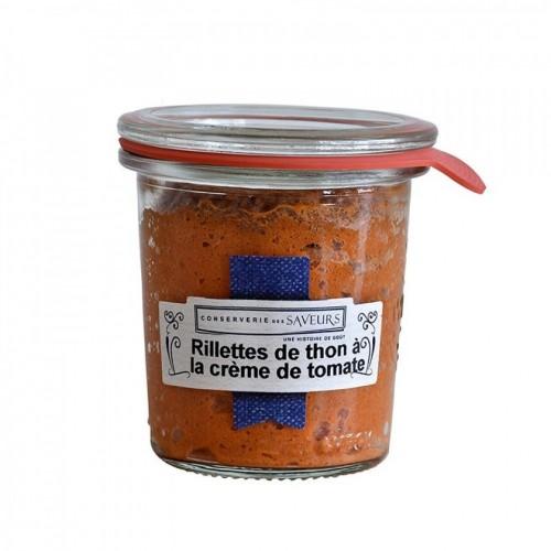 Rillettes de thon à la crème de tomate Conserverie des Saveurs 100G