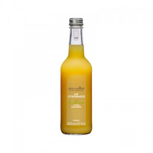 Citronnade Bio Citron-Gingembre Alain Milliat 25CL