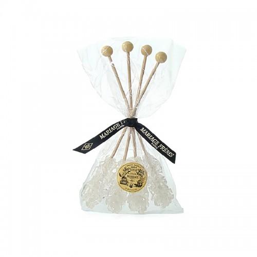 Sucre Candy en bâtonnets Mariage Frères 4 pièces