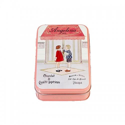 Boîte en fer de mini giandujas Angelina 100G