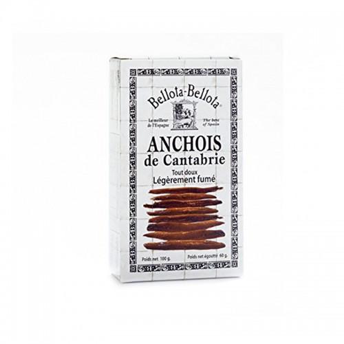 Anchois de Cantabrie légèrement fumés Bellota Bellota 100G