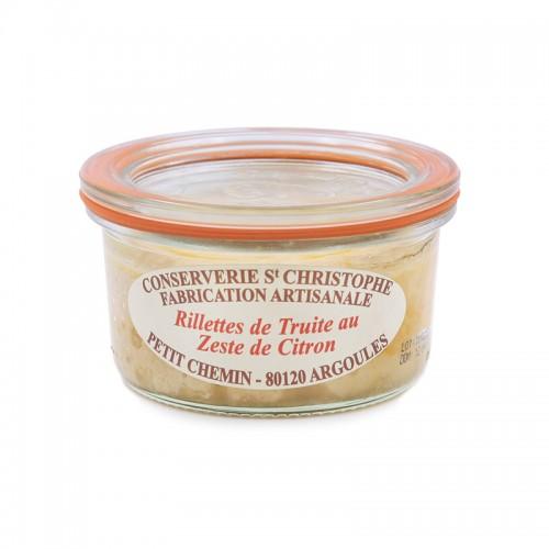 Rillettes de truite aux zestes de citron 100G