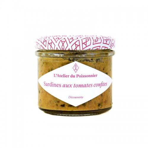 Rillettes Authentiques Sardines Tomates Confites L'atelier du Poissonnier 125g