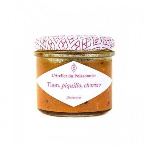 Rillettes De Thon Piquillo Chorizo L'atelier du Poissonnier 90G