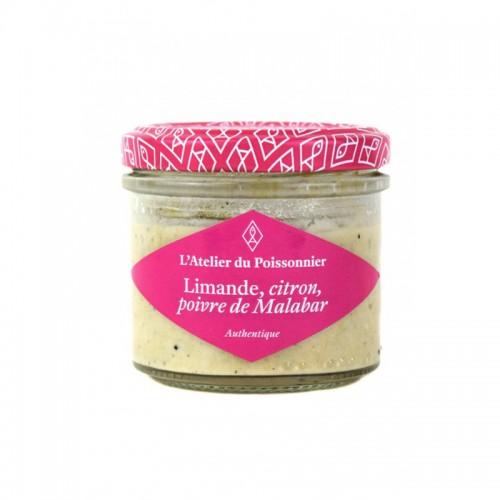 Rillettes de limande citron poivre de Malabar Latelier du Poissonnier 125g