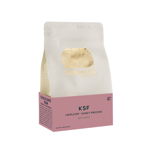 Café en Grains Ethiopie KSF Honey Terres de Café 250G