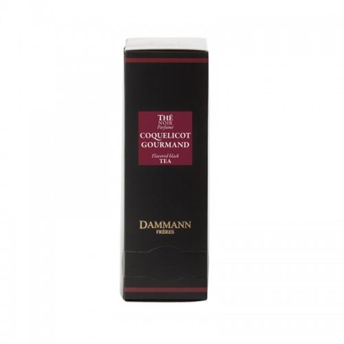 Thé Coquelicot Gourmand Dammann Frères : 24 Sachets | Thé Noir