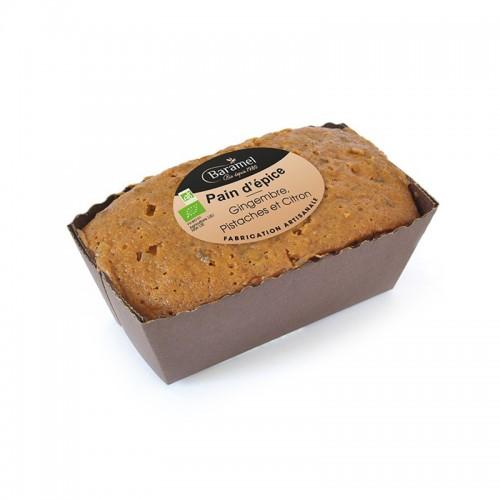 Pain d'épices au Gingembre, Pistaches et Citron Bio 190G