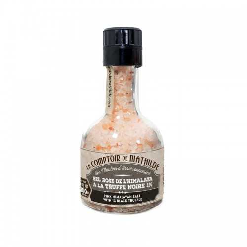 Sel Rose de l'Himalaya Truffe Noire Comptoir Mathilde 300G 