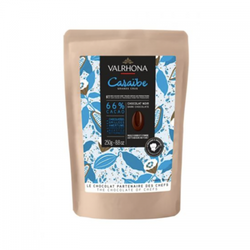 Sac De Fèves Caraïbes 66% Valrhona 250G 