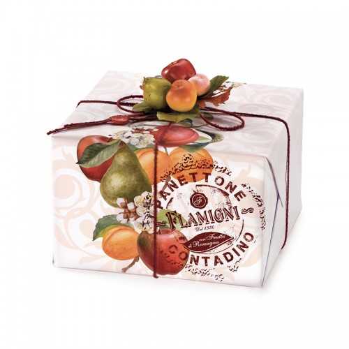 Panettone Contadino Flamigni Paquet Cadeau 1KG