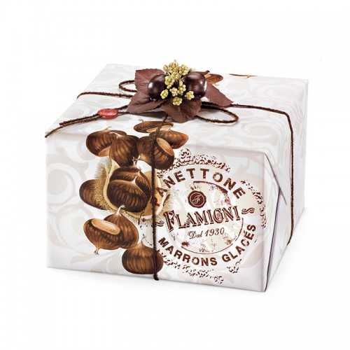 Panettone aux marrons glacés Flamigni 1KG