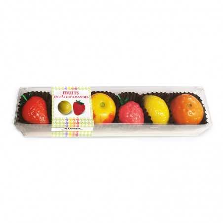 Réglette Assortiment Fruits Pâte d'Amandes