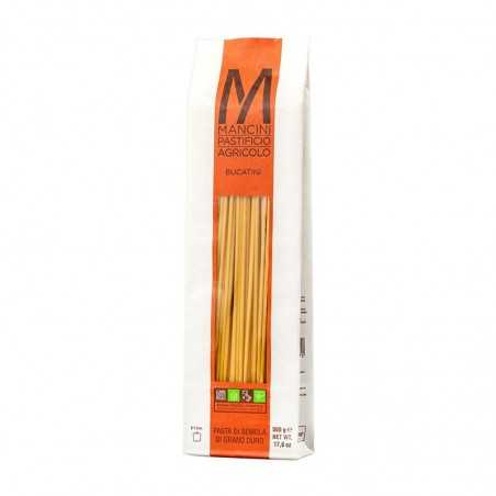 Pâtes Artisanales Bucatini Pasta Mancini 500G 