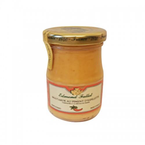 Moutarde au piment d'Espelette Edmond Fallot 10CL