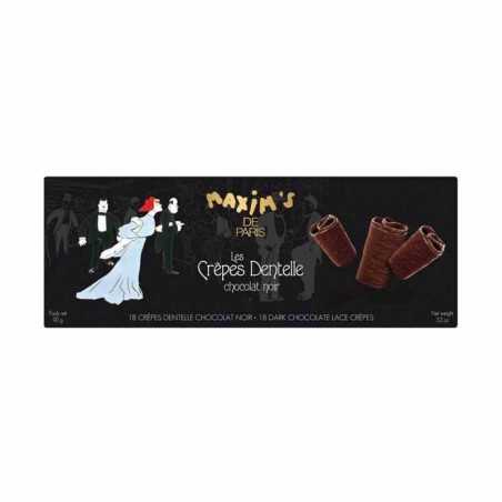 Etui 18 Crêpes Dentelle Chocolat Noir Maxim's 90G 