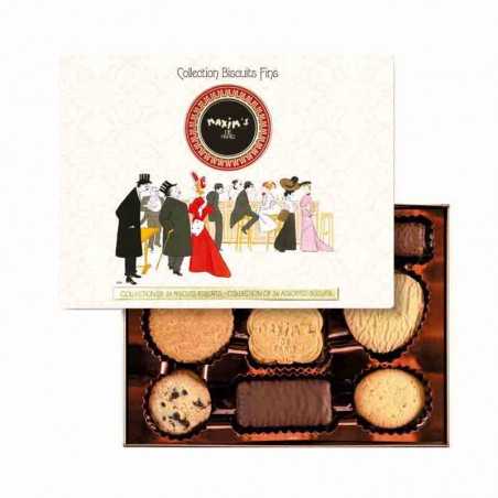 Boîte Métal 32 Biscuits Fins Assortis 190G Maxim's