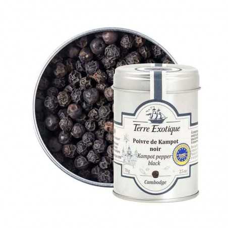 Poivre De Kampot IGP Noir Terre Exotique 70G