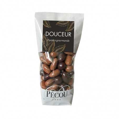 Sachet Chocodélices Chocolat Noir, Lait Maison Pécou 250G 
